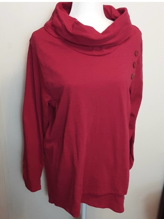 Habitat Tops - Habitat Deep Pink Cowl Neck